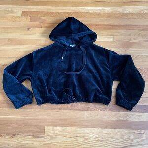 Echo Black Fleece Hoodie